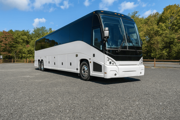 Clarksville Coach Bus Service 56 Passenger Charter Bus