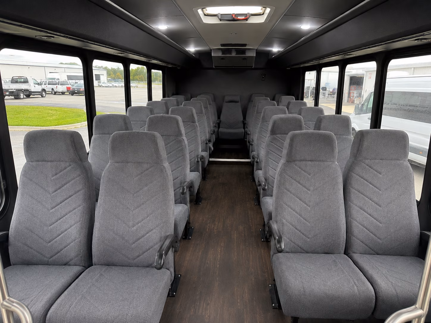 clarksville 15 passenger minibus inside