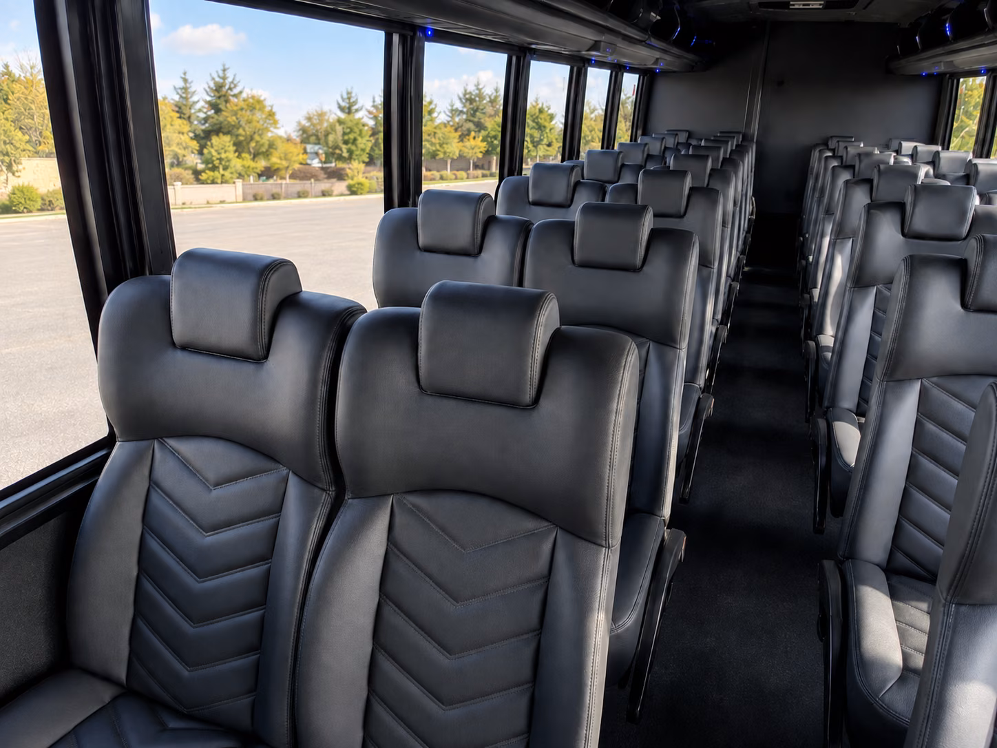 clarksville 15 passenger minibus interior