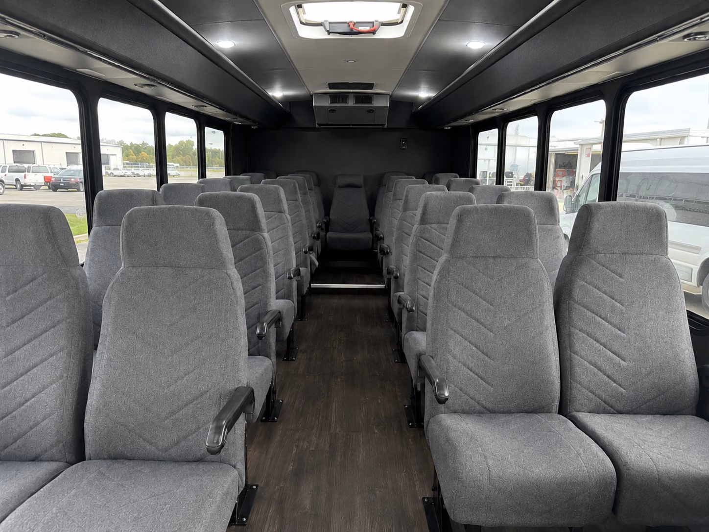 clarksville 18 passenger minibus inside