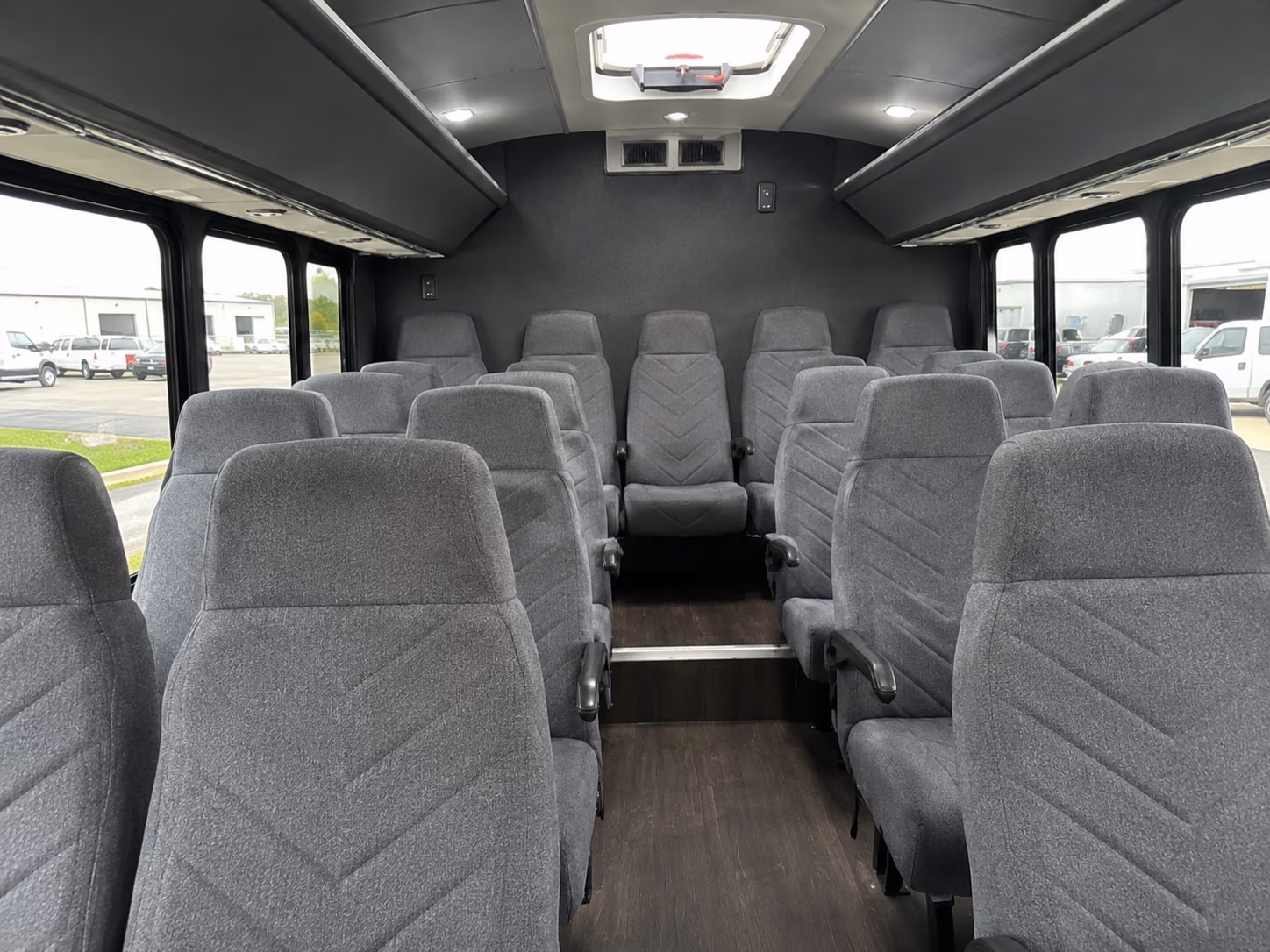 clarksville 18 passenger minibus interior