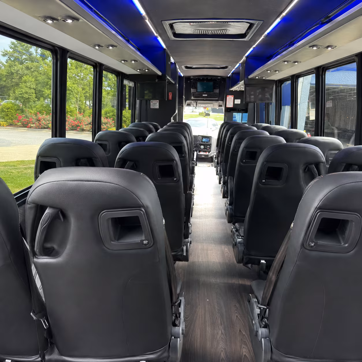 clarksville 25 passenger minibus interior