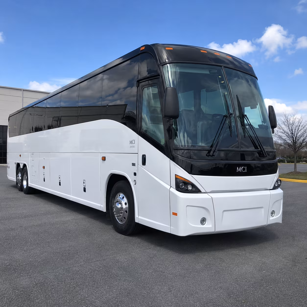 clarksville 56 passenger charter bus