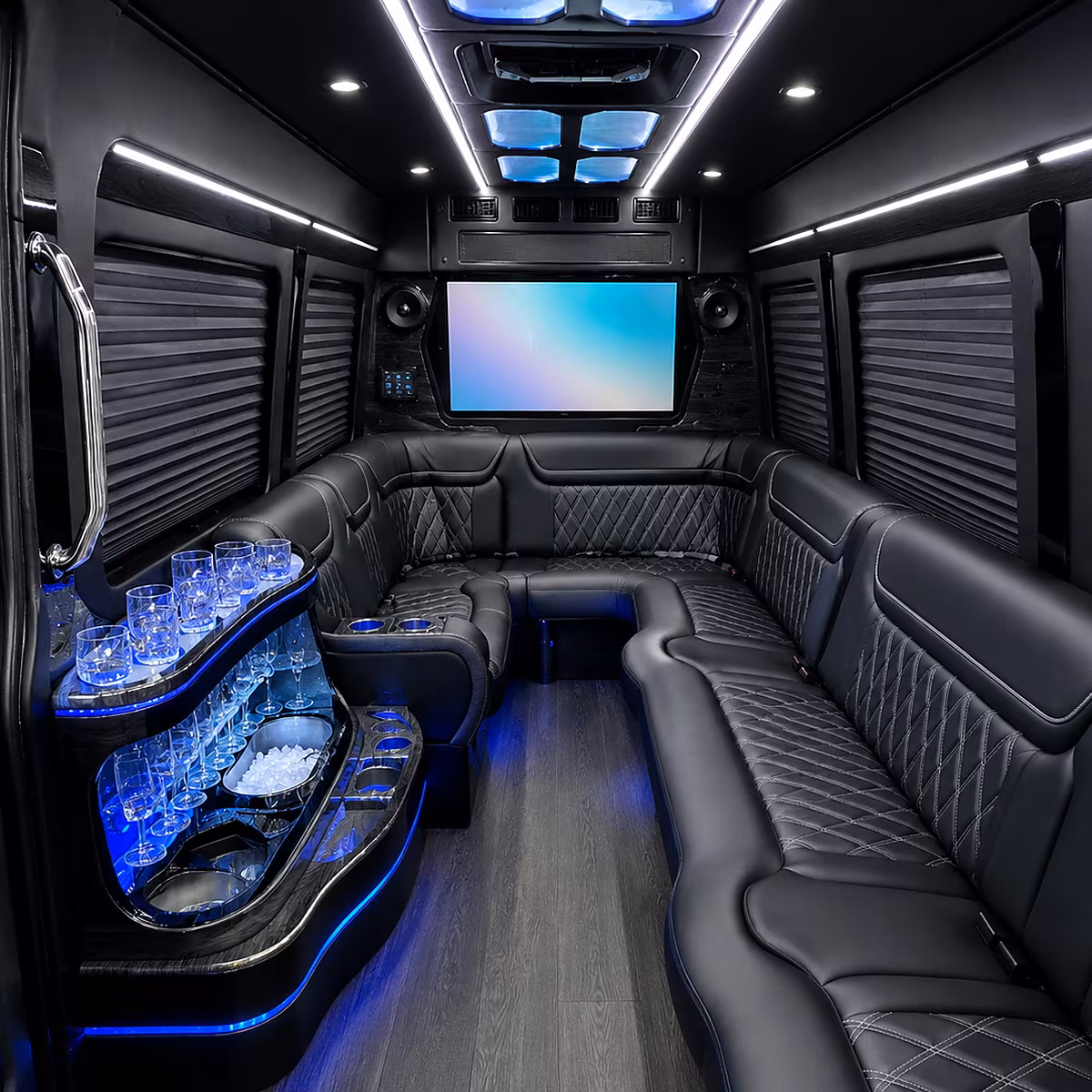 clarksville new years eve party bus rental