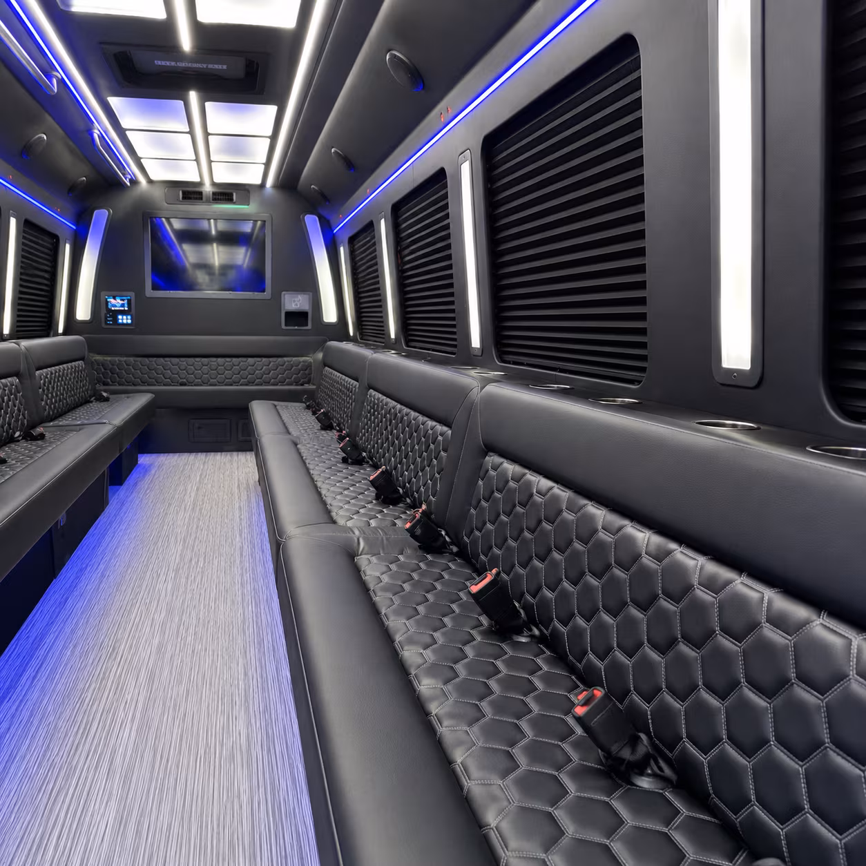 clarksville party bus inside