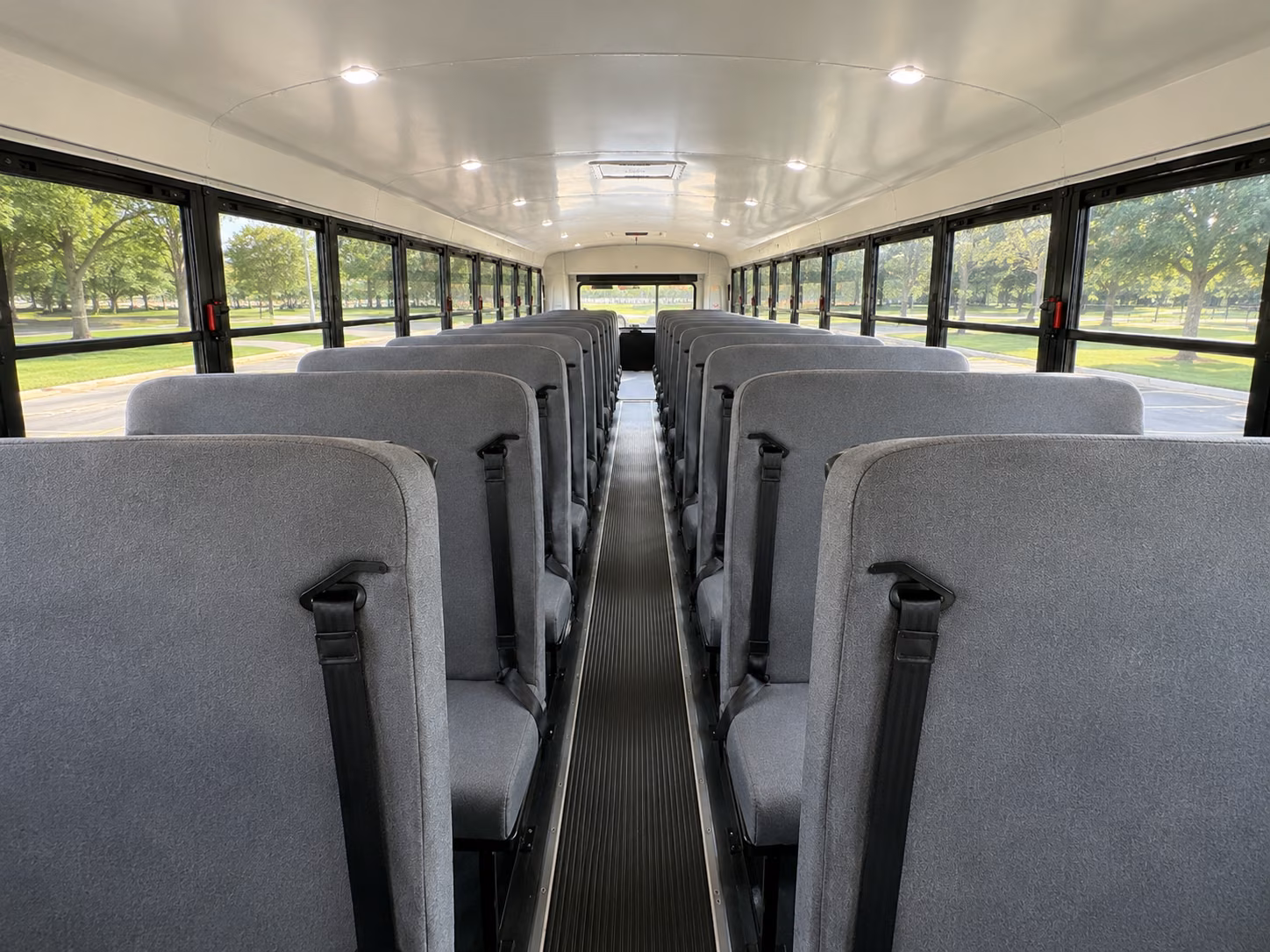 clarksville school bus interior