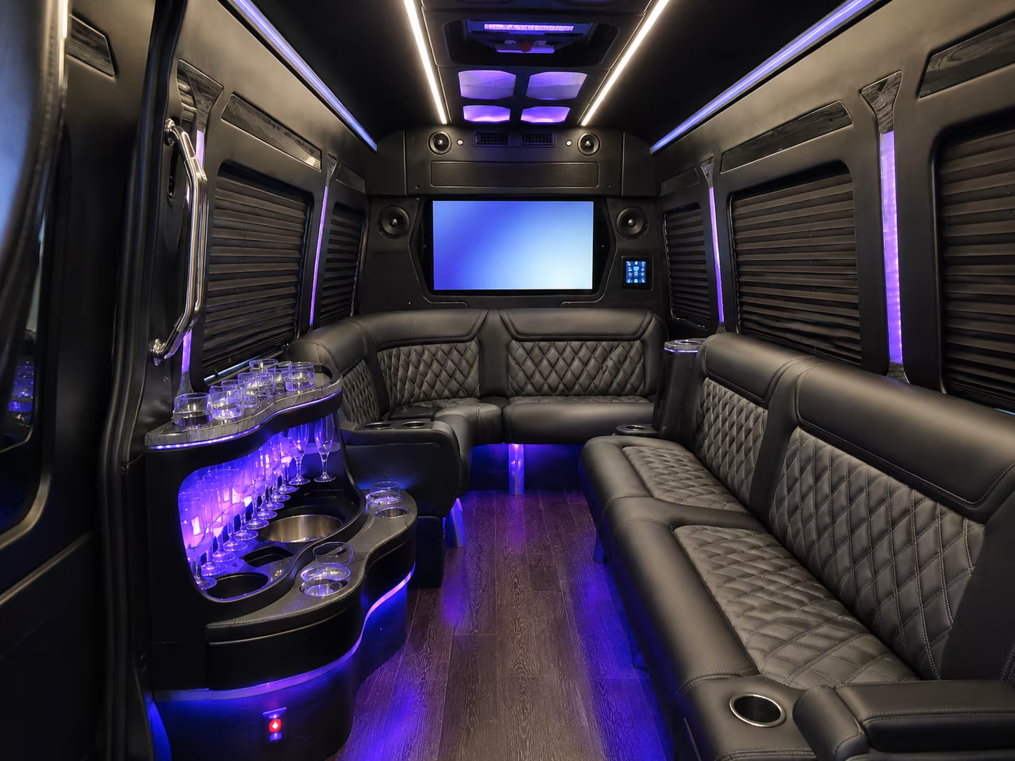 clarksville sprinter limousine inside