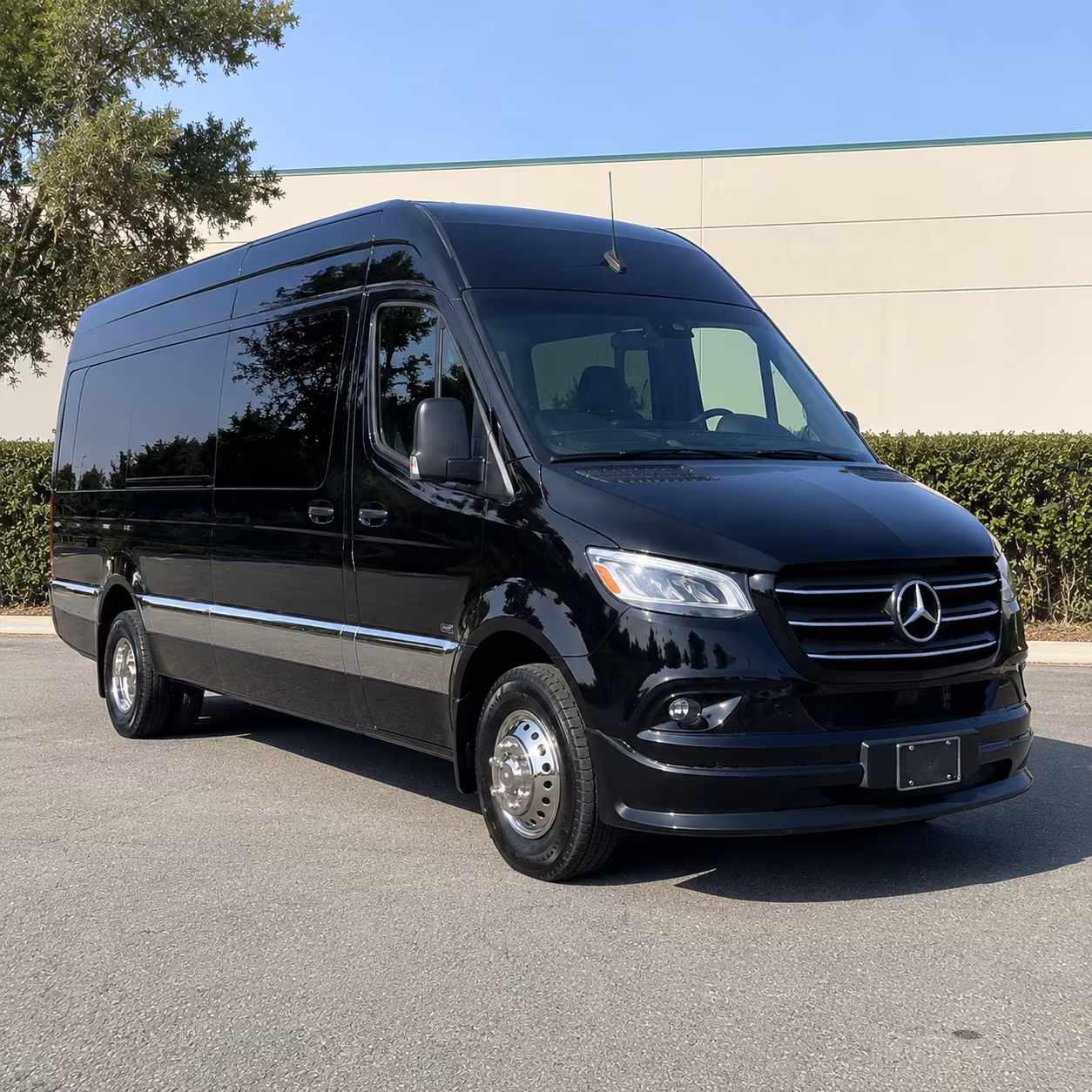 clarksville sprinter van with driver